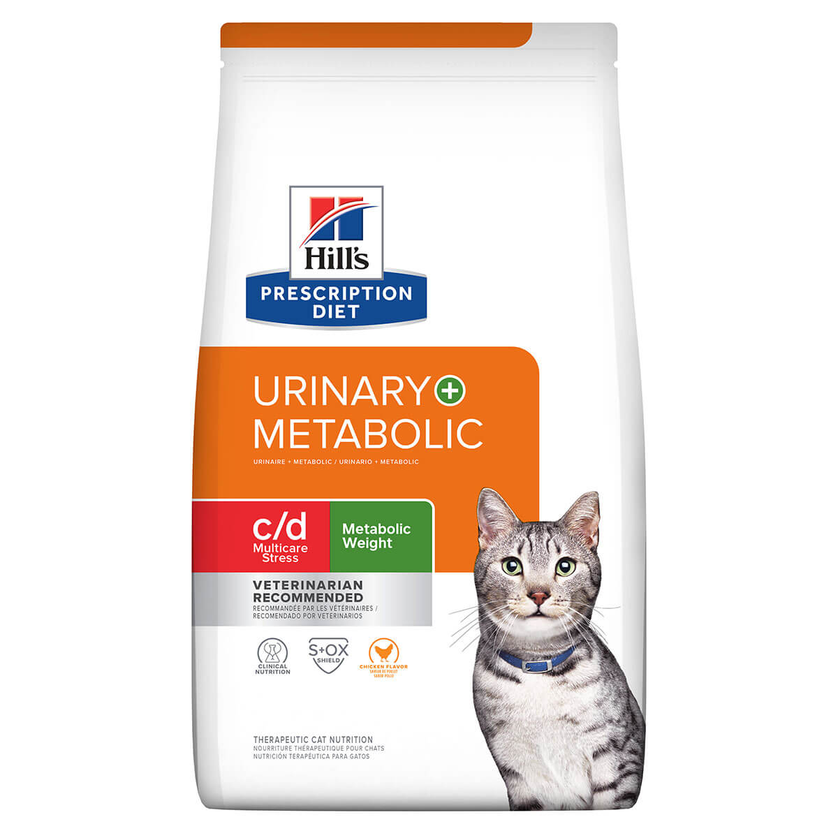Hill's Prescription Diet c/d Multicare Stress Urinary Care Plus Metabolic Weight Dry Cat Food