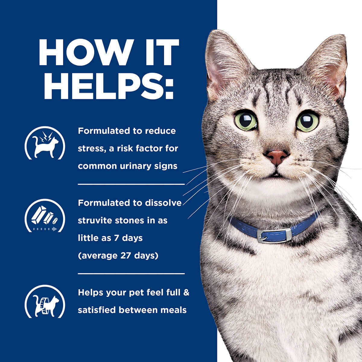 Hill's Prescription Diet c/d Multicare Stress Urinary Care Plus Metabolic Weight Dry Cat Food