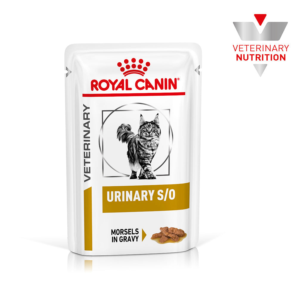 ROYAL CANIN VETERINARY DIET Urinary S/O Adult Wet Cat Food Pouches