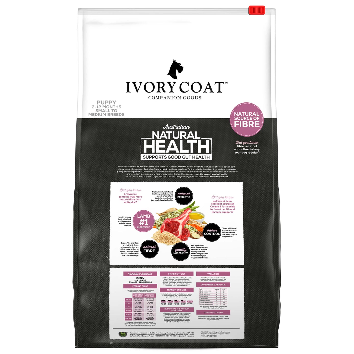 Ivory Coat Puppy Lamb & Brown Rice Dry Dog Food