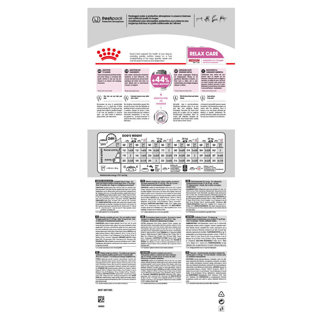 Royal Canin Medium Relax Care Adult Dry Dog Food (100000018995) [default_color]