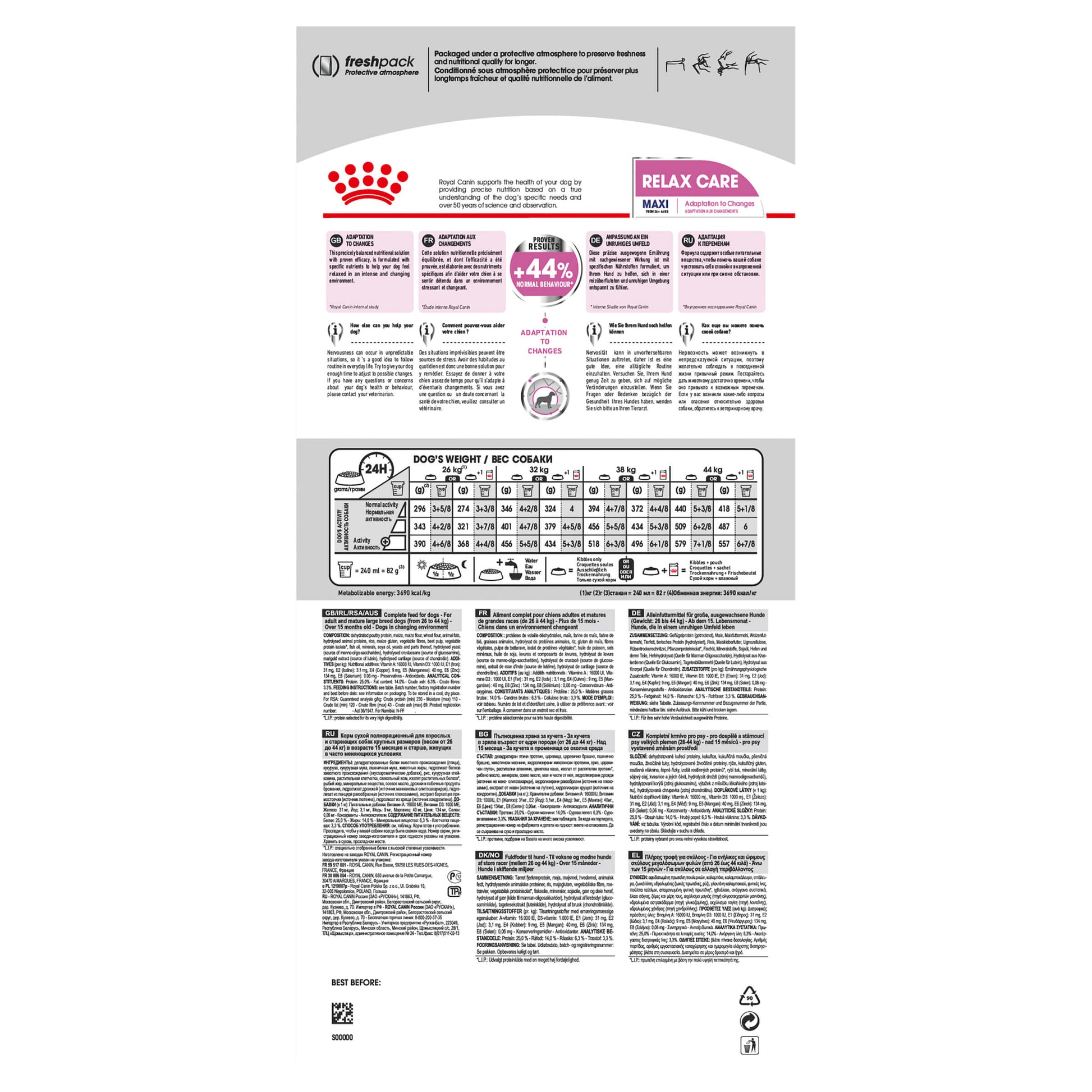 Royal Canin Maxi Relax Care Adult Dry Dog Food (100000018999) [default_color]