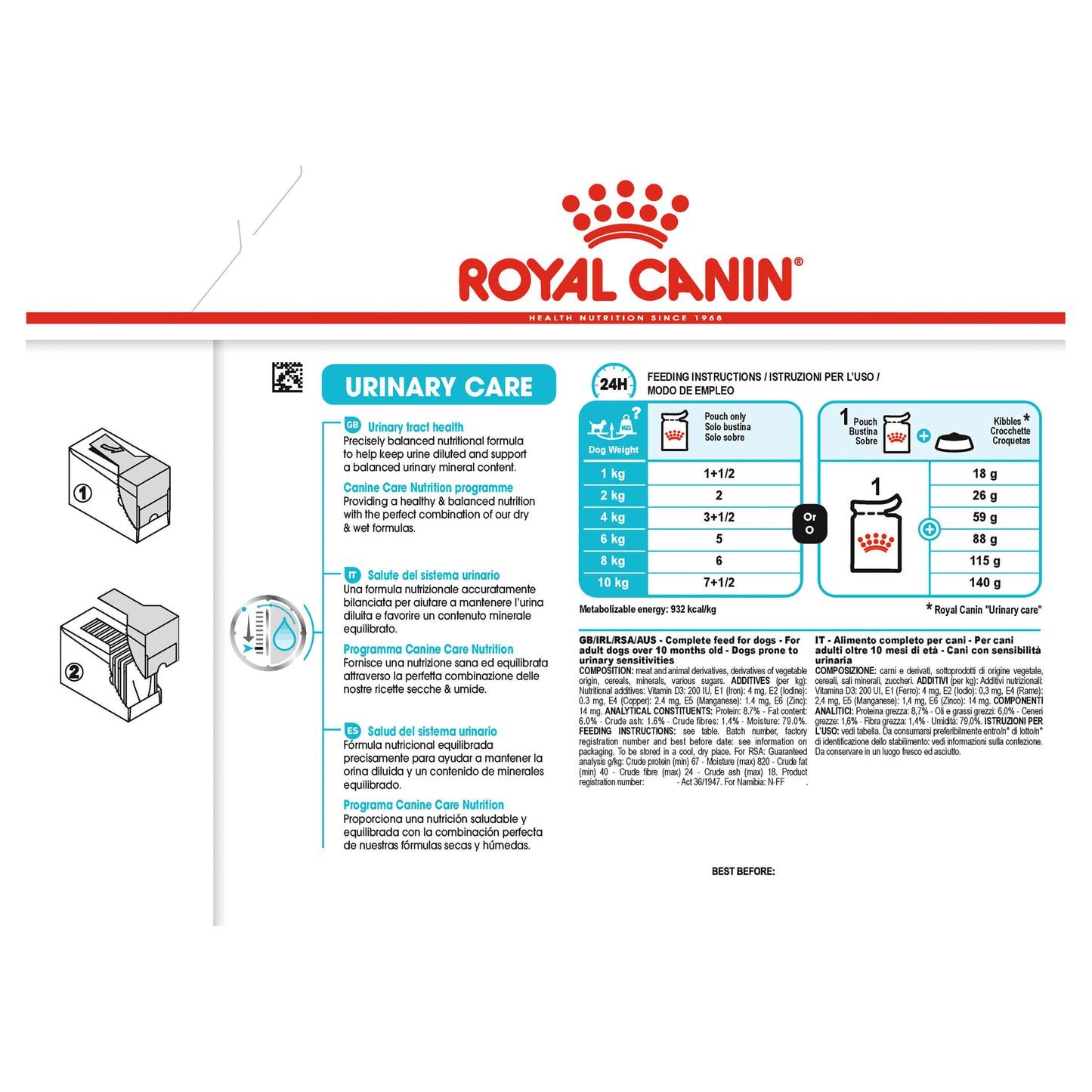 Royal Canin Urinary Care Adult Loaf Wet Dog Food (100000019006) [default_color]