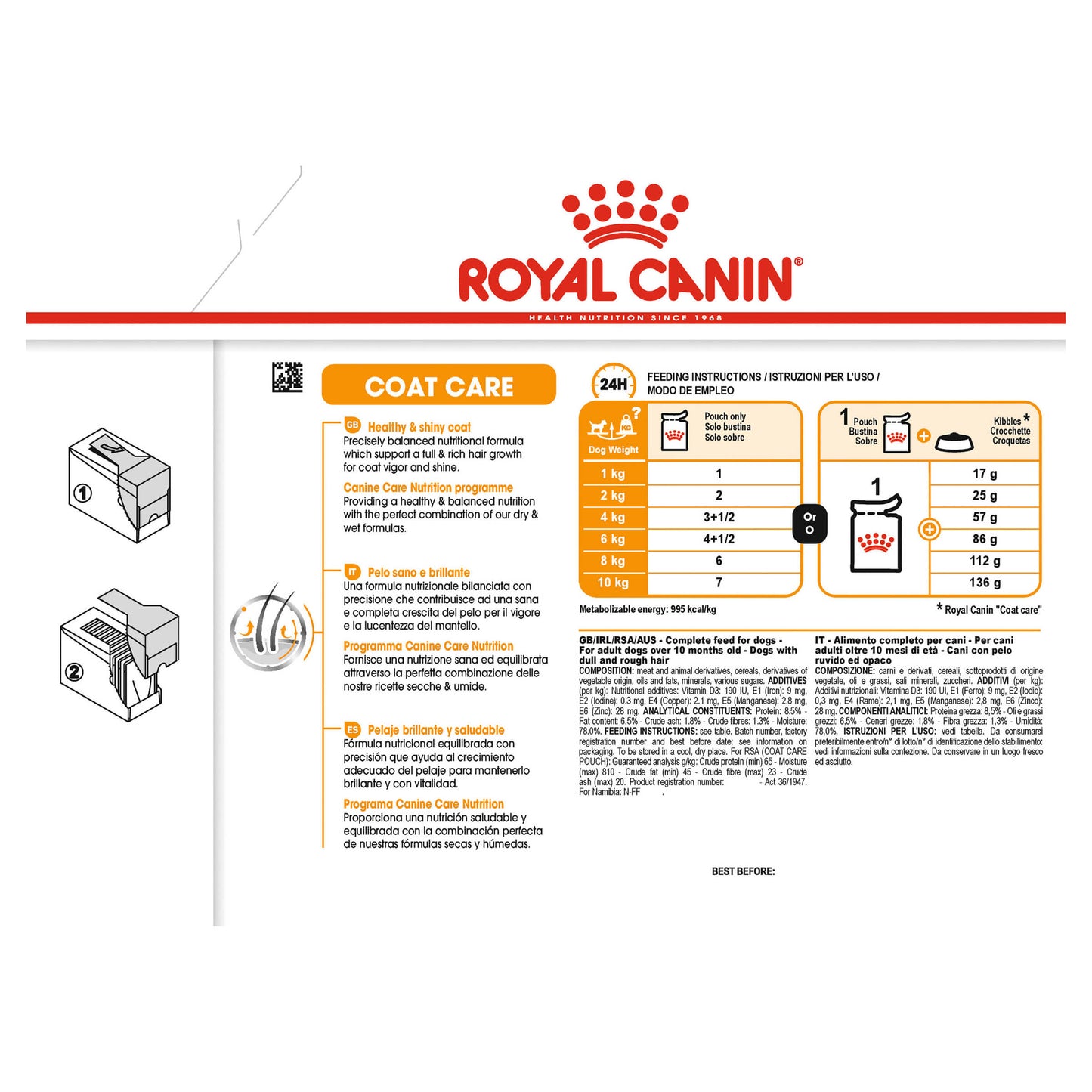 Royal Canin Coat Care Adult Loaf Wet Dog Food (100000019007) [default_color]