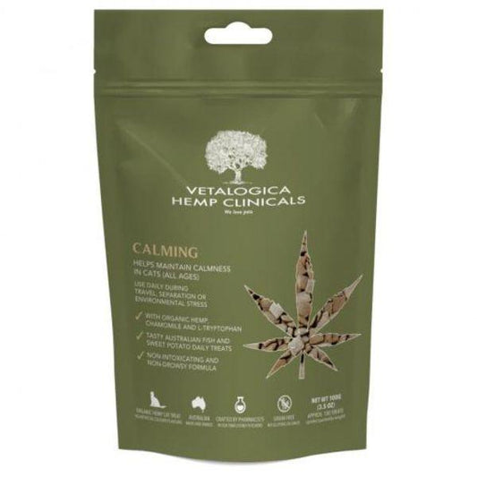 Vetalogica Hemp Clinicals Calming Cat Treats 100g
