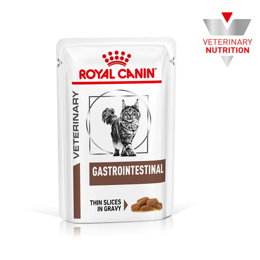 ROYAL CANIN VETERINARY DIET Gastrointestinal Adult Wet Cat Food Pouches