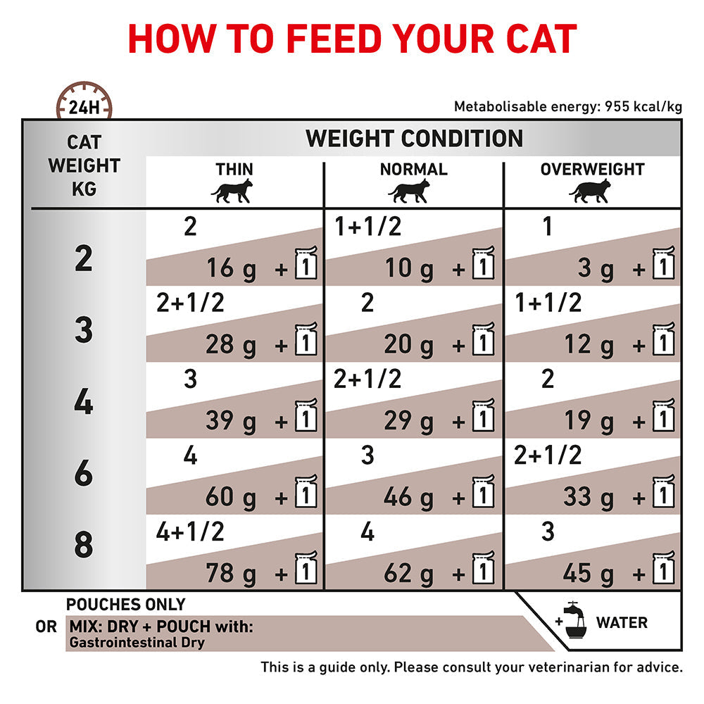 ROYAL CANIN VETERINARY DIET Gastrointestinal Adult Wet Cat Food Pouches