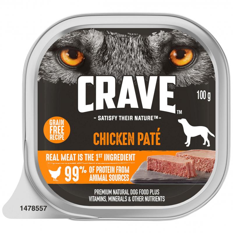 Crave Adult Chicken Pate Wet Dog Food