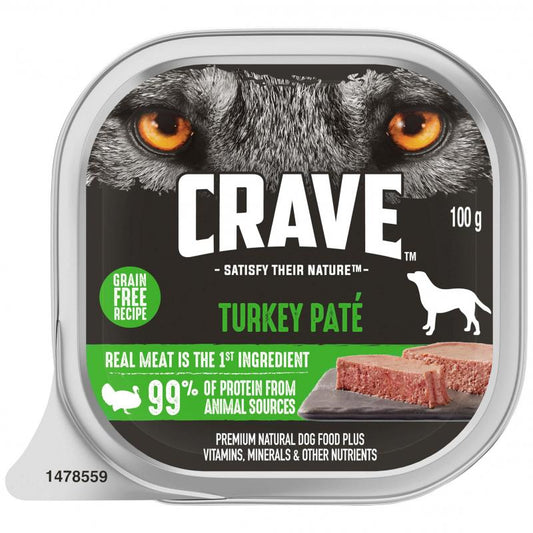 Crave Adult Turkey Pate Wet Dog Food