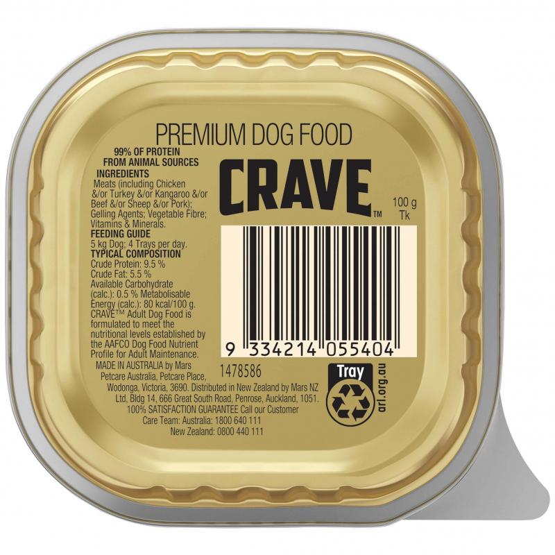 Crave Adult Turkey Pate Wet Dog Food