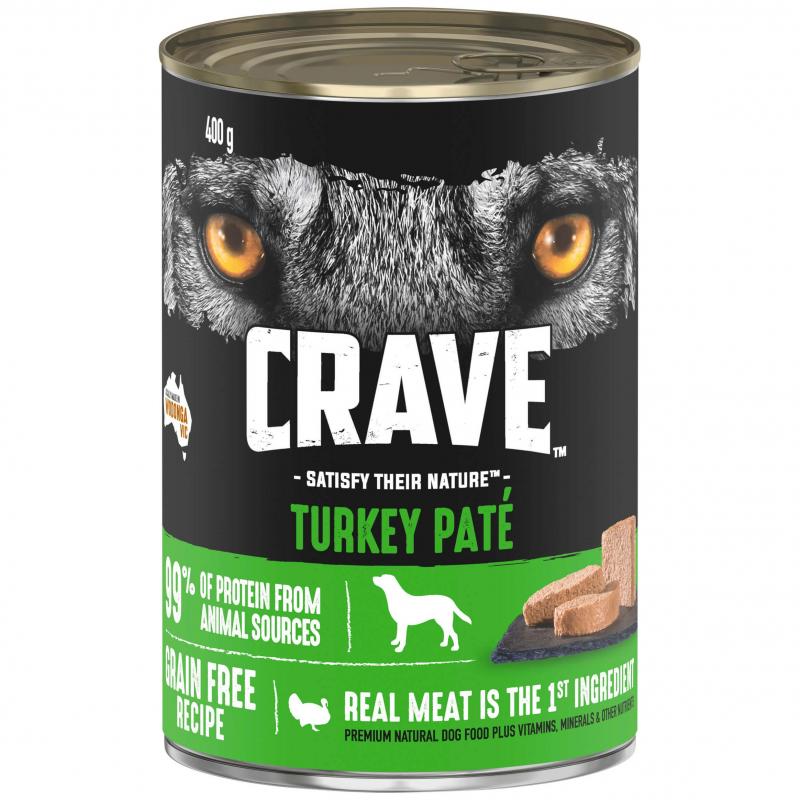 Crave Adult Turkey Pate Wet Dog Food