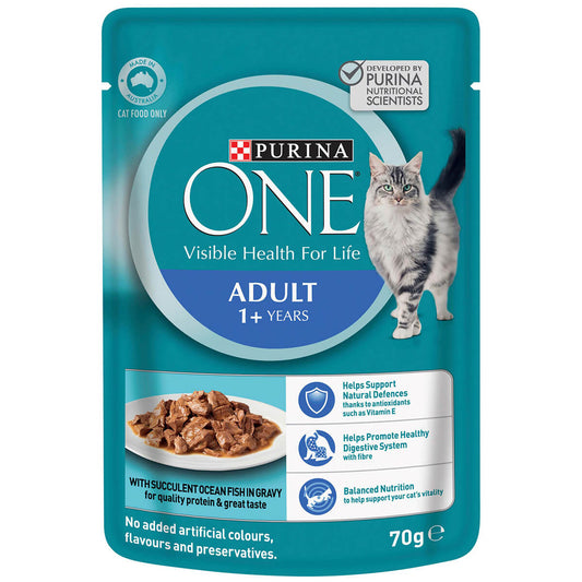 Purina One Adult Ocean Fish Wet Cat Food