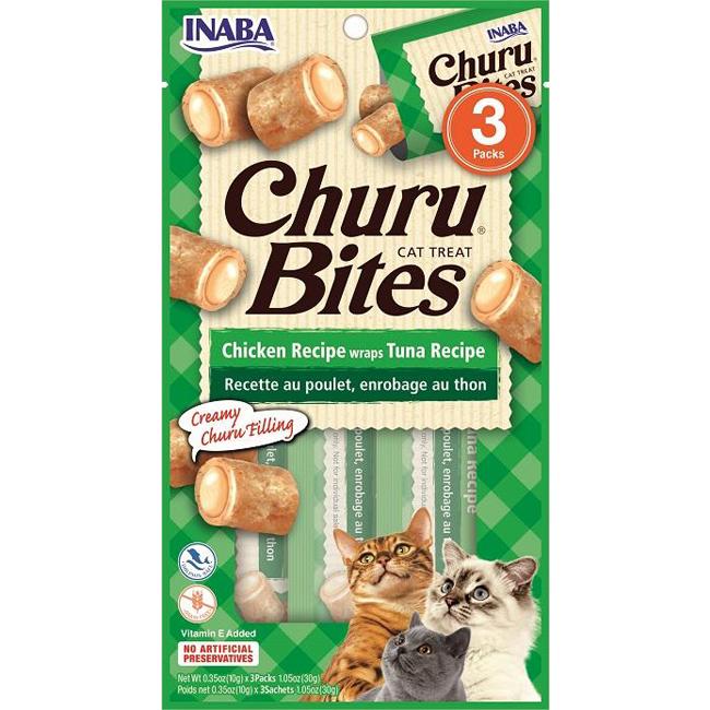 Inaba Churu Bites Chicken Wraps Tuna Cat Treats