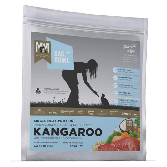 Meals for Meows Single Protein Kangaroo Dry Cat Food 2.50kg