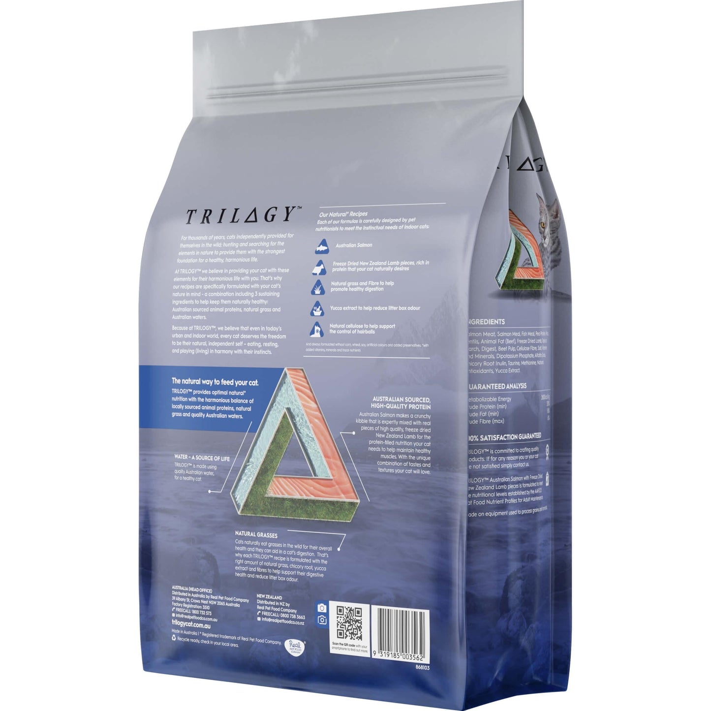 Trilogy Adult Salmon Dry Cat Food 1.8kg