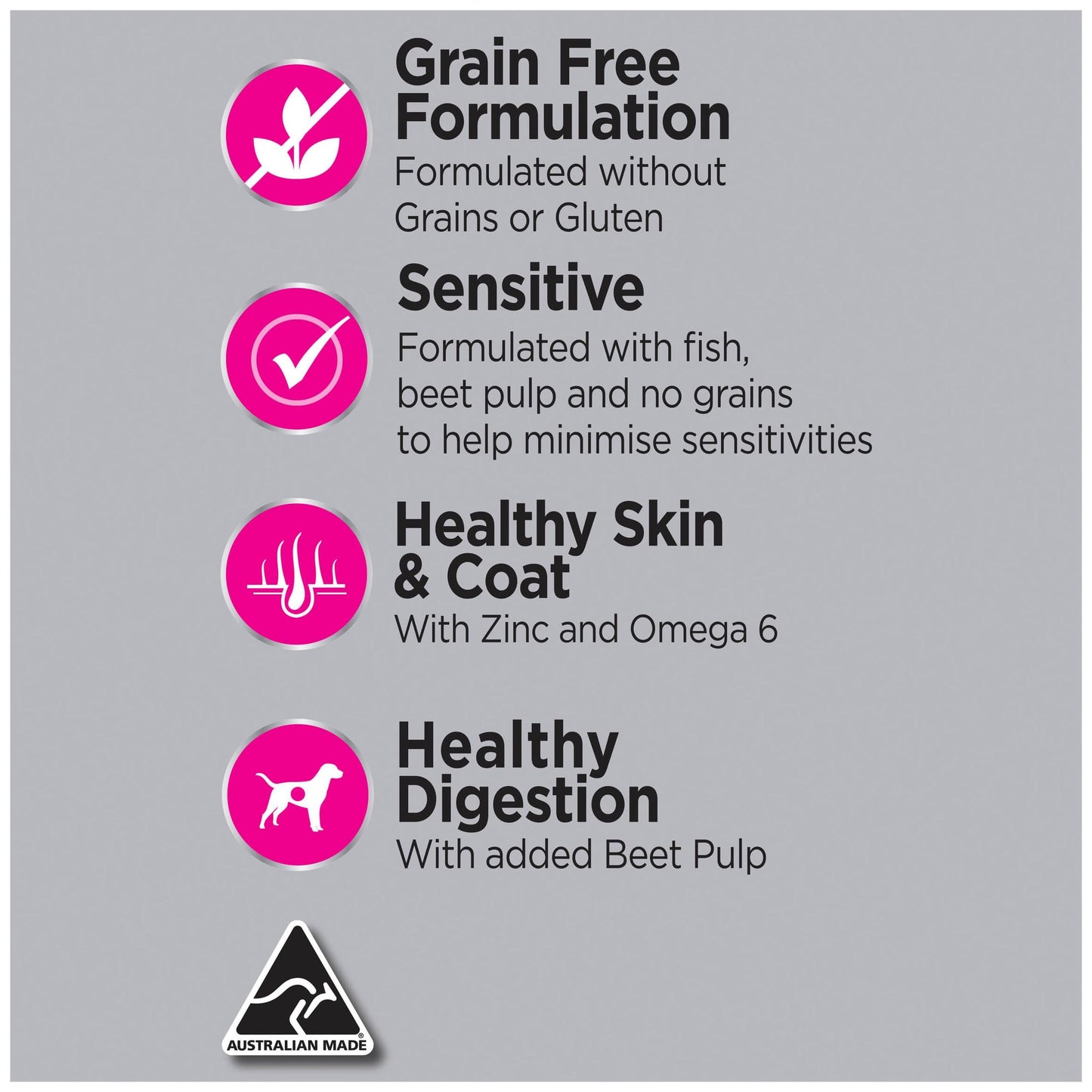 Optimum Grain Free Sensitive Real Fish & Vegetables Dry Dog Food