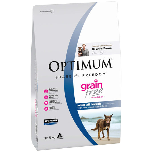 Optimum Grain Free Chicken & Vegetables Dry Dog Food