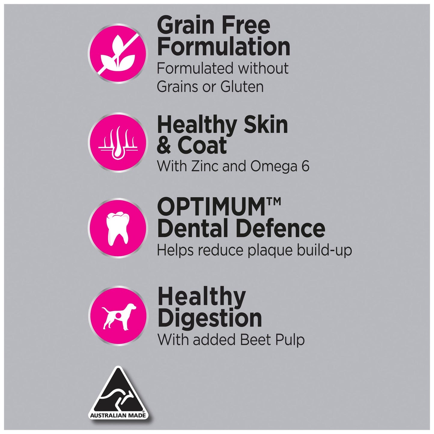 Optimum Grain Free Chicken & Vegetables Dry Dog Food