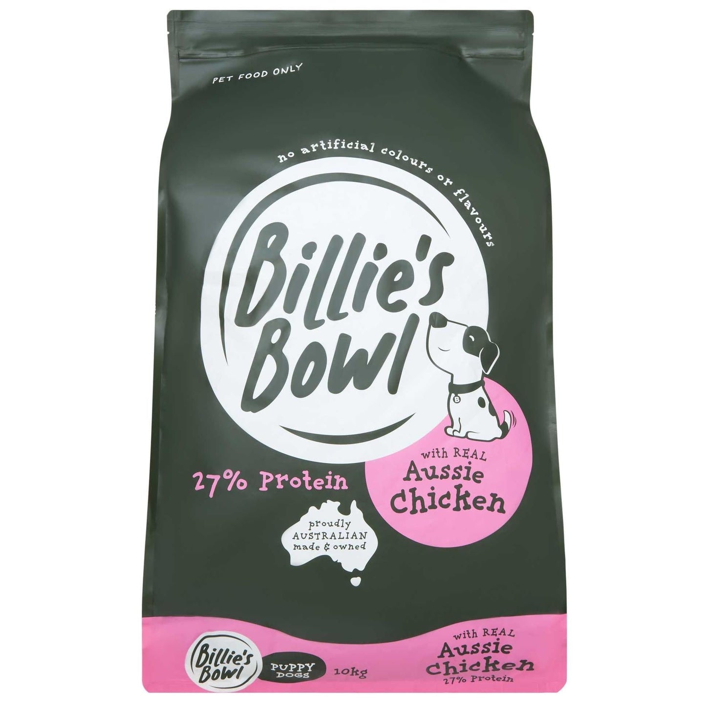 Billie's Bowl Puppy with Aussie Chicken Dry Dog Food