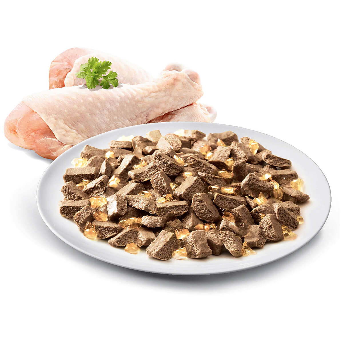 OPTIMUM Healthy Weight Adult Chicken Chunks In Jelly Wet Cat Food