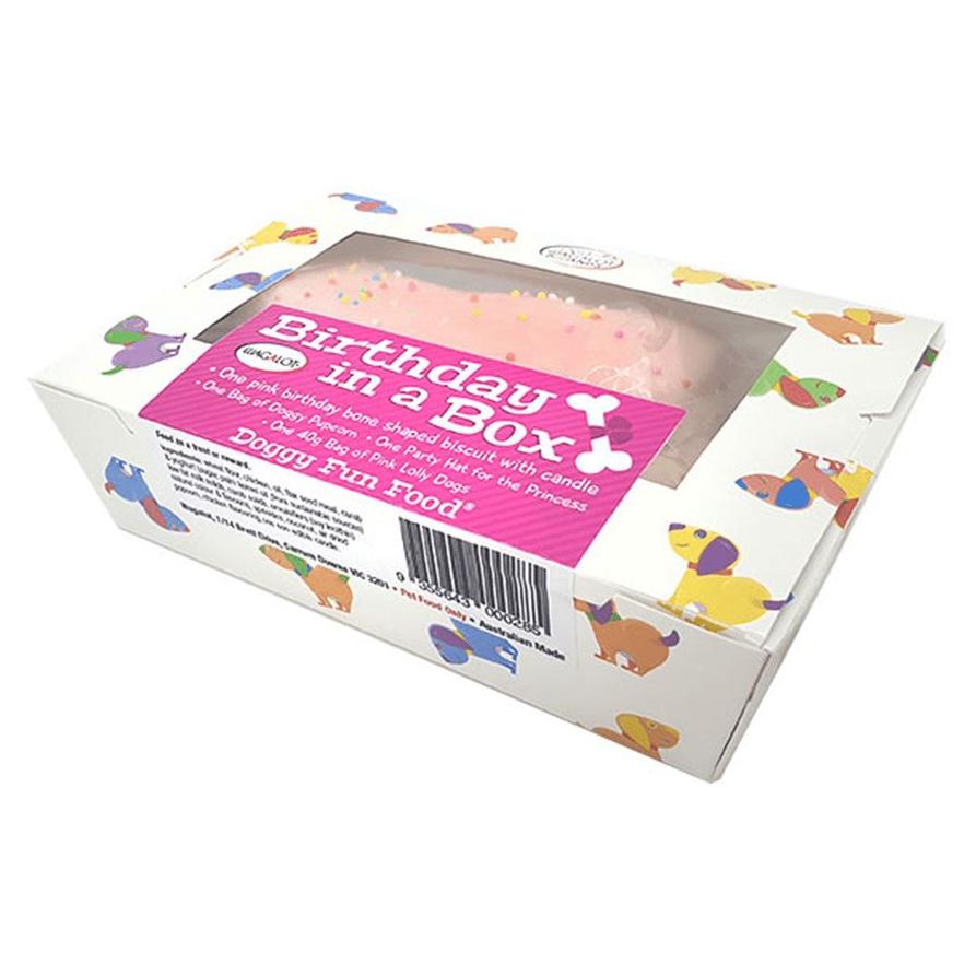 Doggy Fun Food Birthday Box