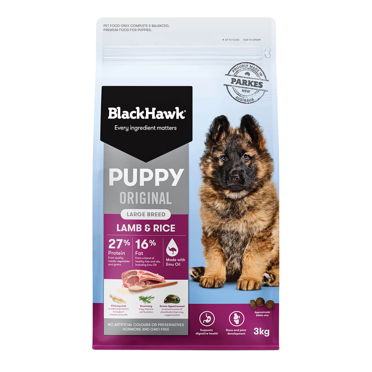 Black Hawk Puppy Lamb & Rice Large Breed Dry Dog Food (100000059933) [default_color]