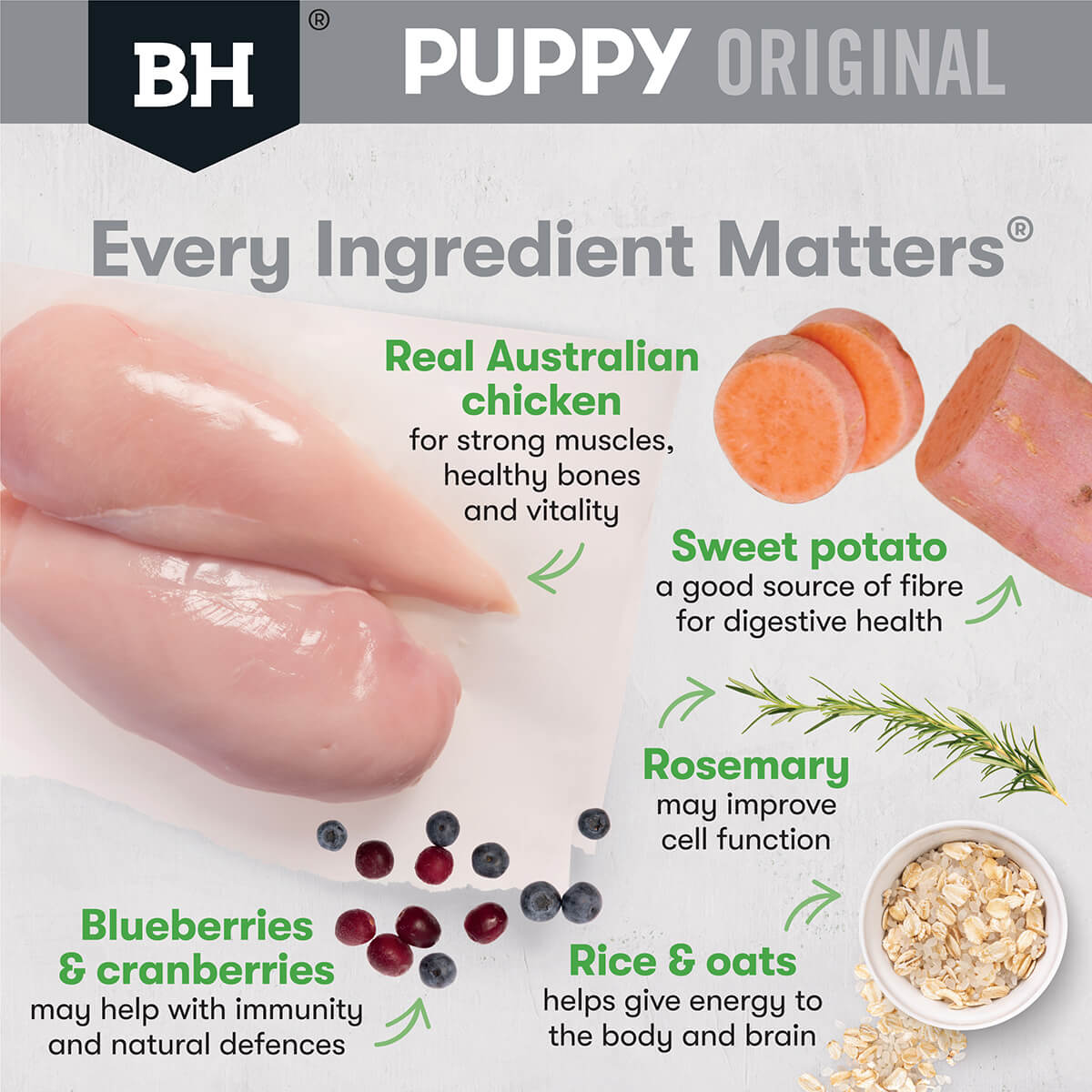 Black Hawk Puppy Chicken & Rice Medium Breed Dry Dog Food (100000059937) [default_color]