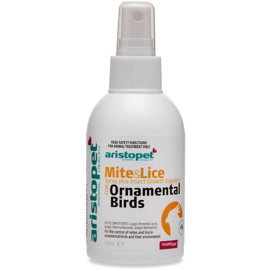Aristopet Mite & Lice Spray Insect Growth Regulator 125ml