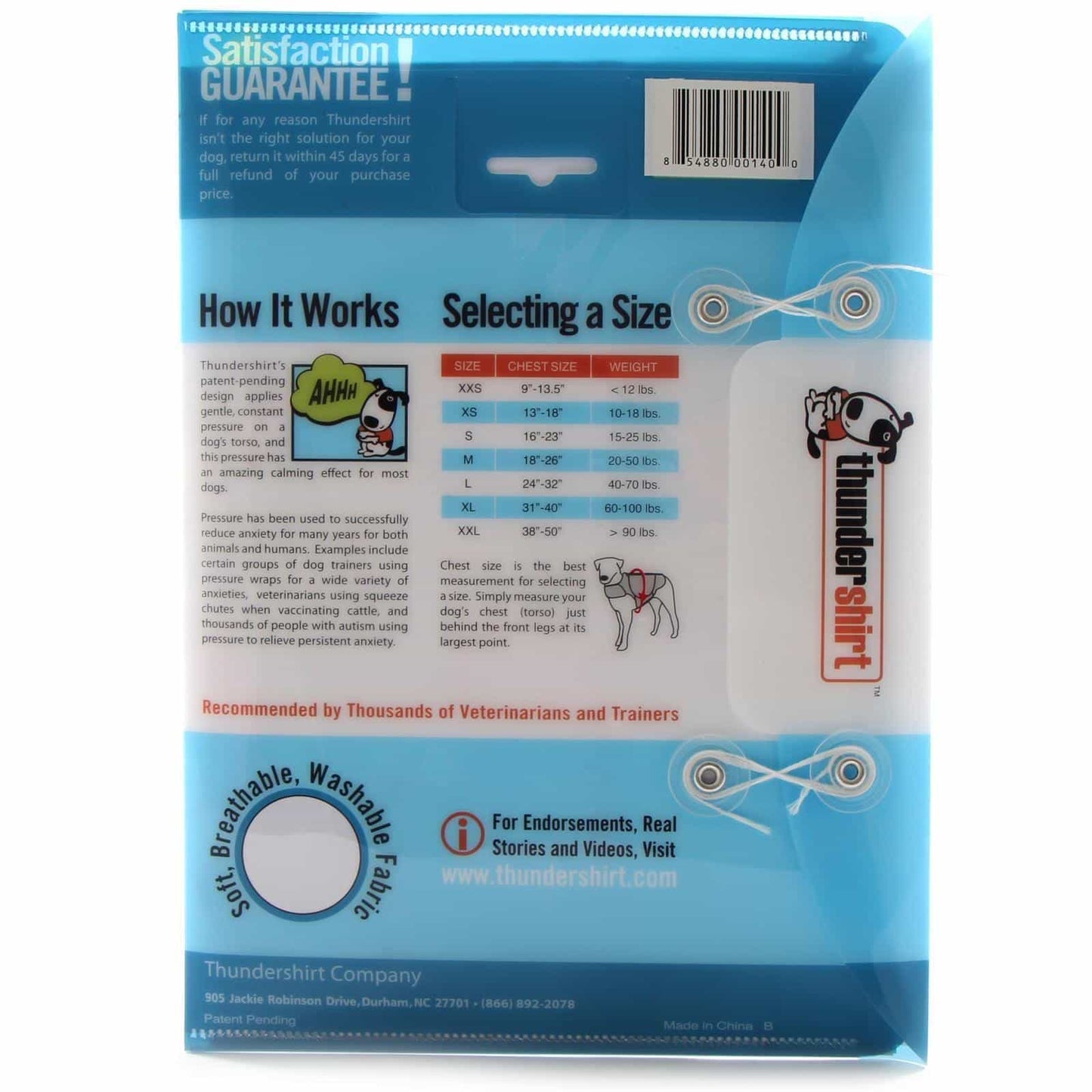 Thundershirt  Anti Anxiety Shirt for Dogs (121217000071) [Grey]