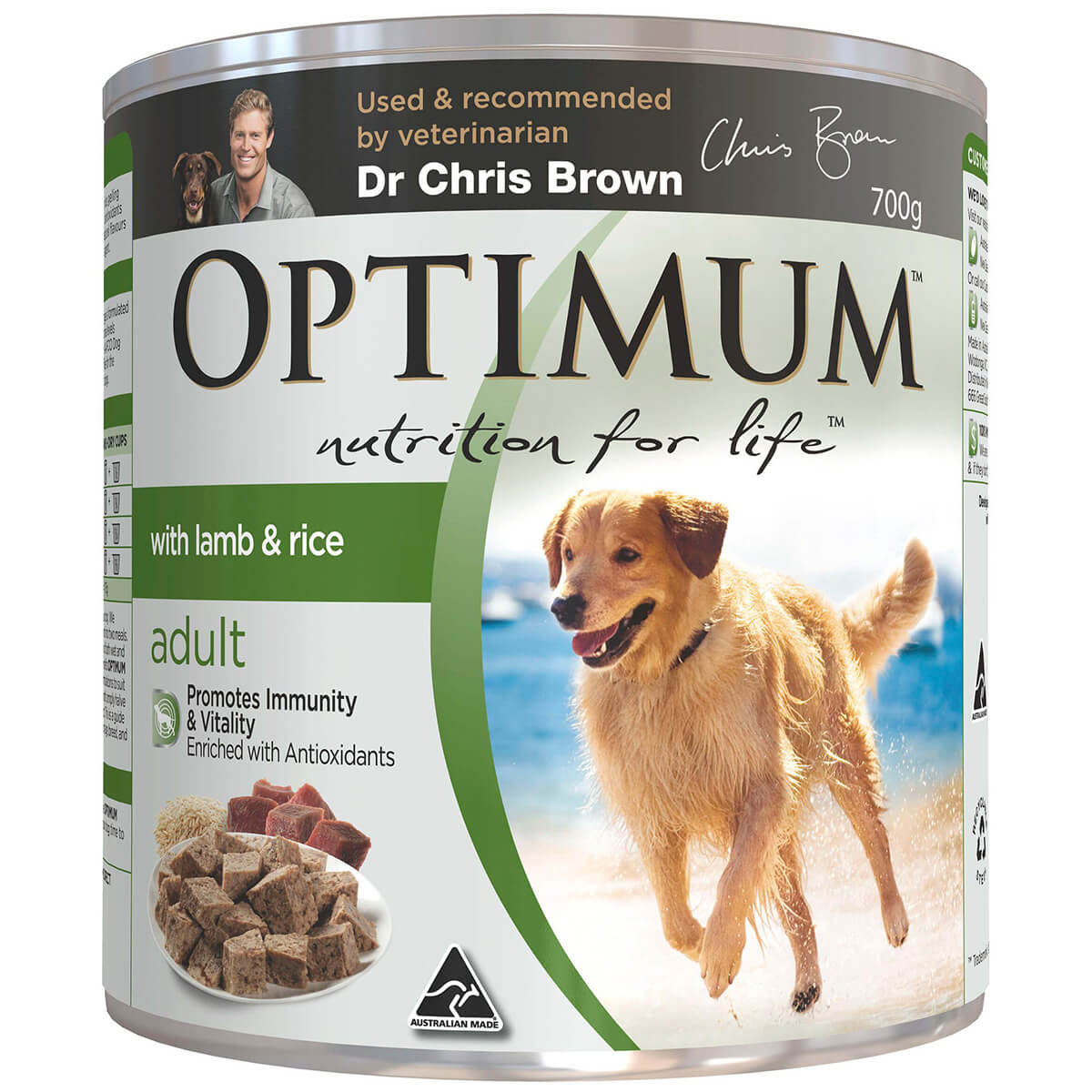 Optimum Lamb & Rice Wet Dog Food