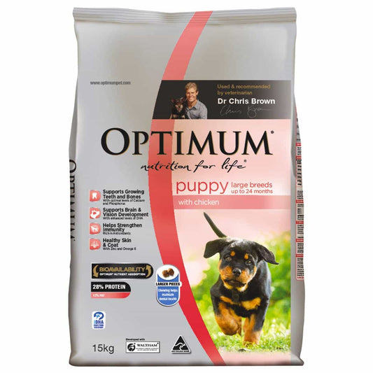 Optimum Large Breed Puppy Chicken Dry Dog Food