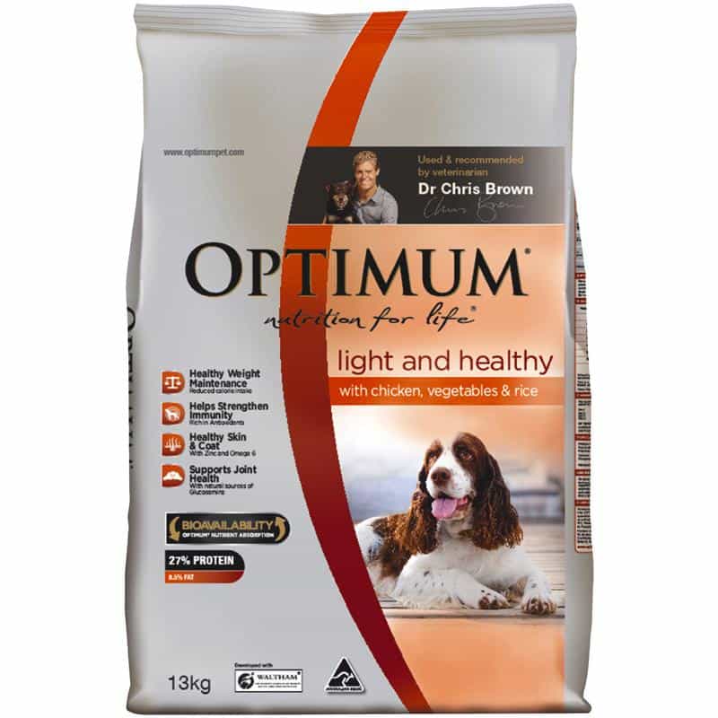 Optimum Lite & Healthy Adult Chicken, Vegetables & Rice Dry Dog Food