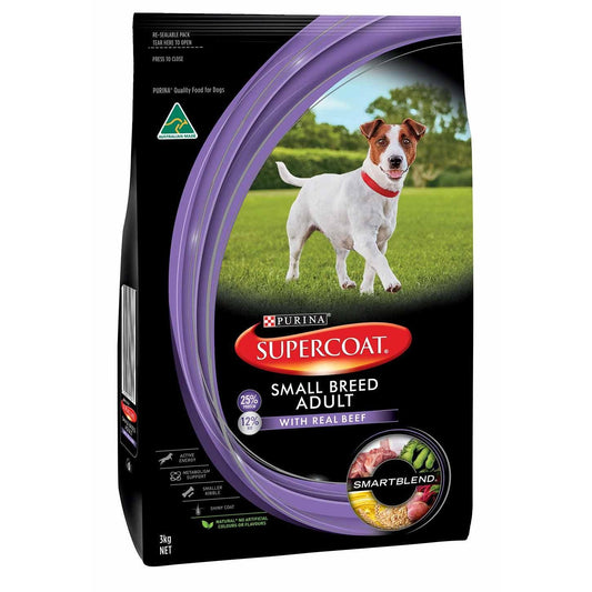 Supercoat Smartblend Small Breed Beef Dry Dog Food