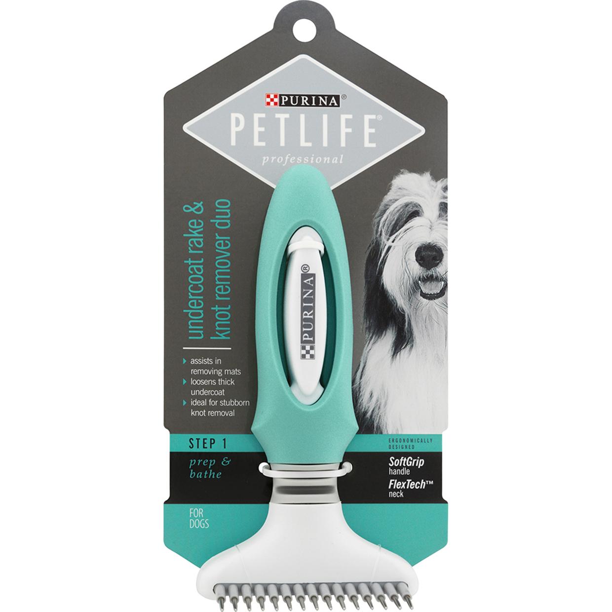 PetLife Professional Rake & Knot Remover Duo