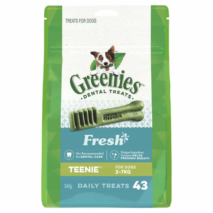 Greenies Freshmint Teenie Dental Chews Dog Treats