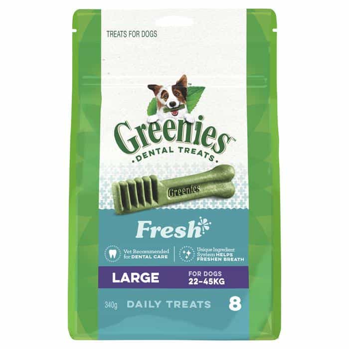 Greenies Freshmint Large Dental Chews Dog Treats