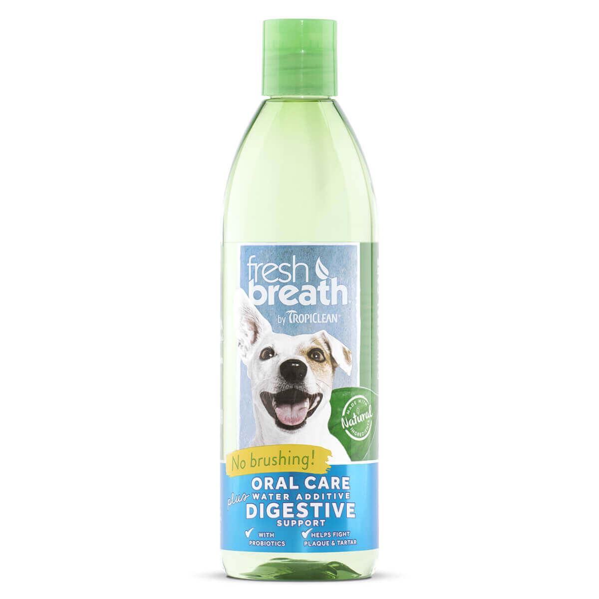 TropiClean Fresh Breath Dental Health Solution plus Digestive Support 473mL