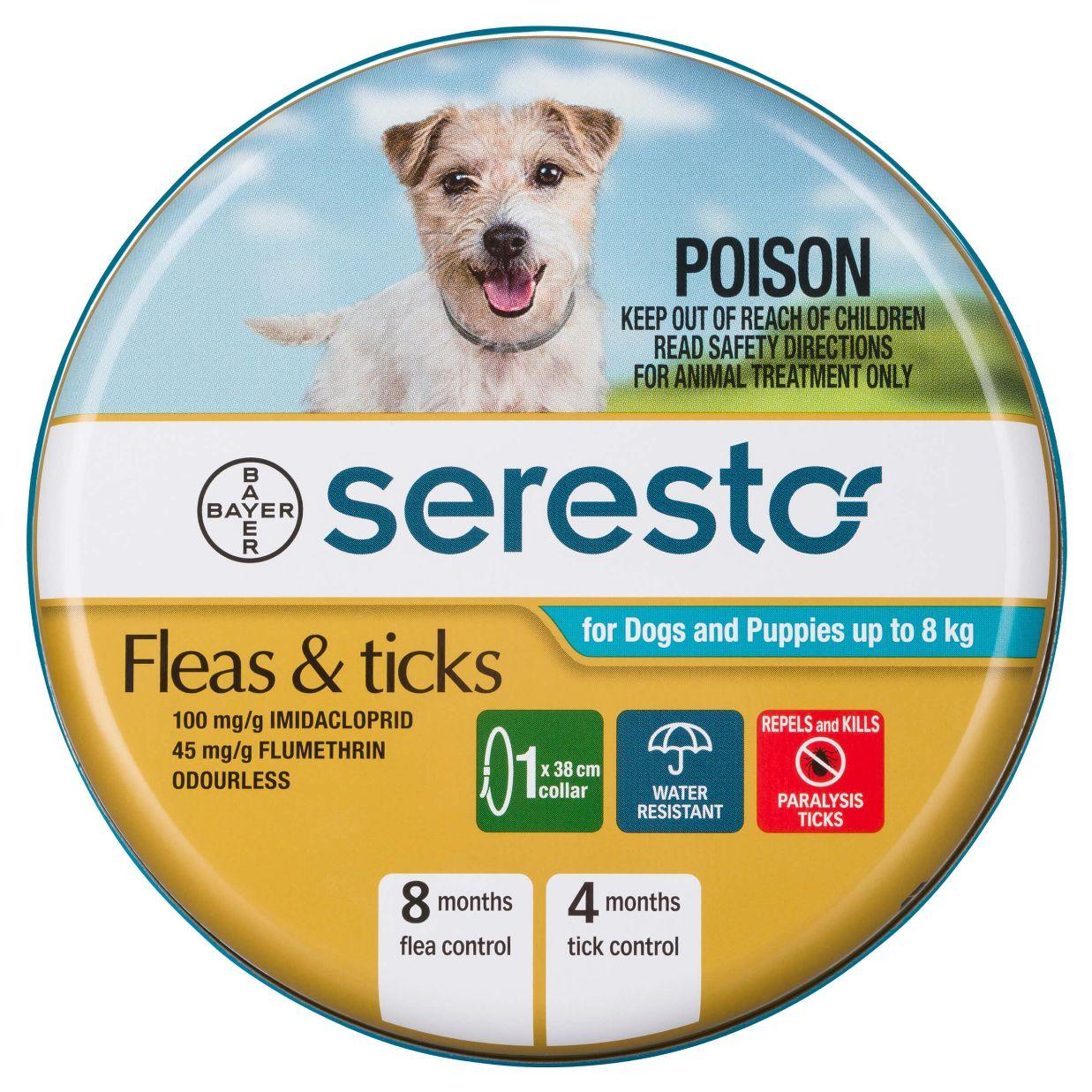 Seresto Tick & Flea Collar Small Dog <8kg
