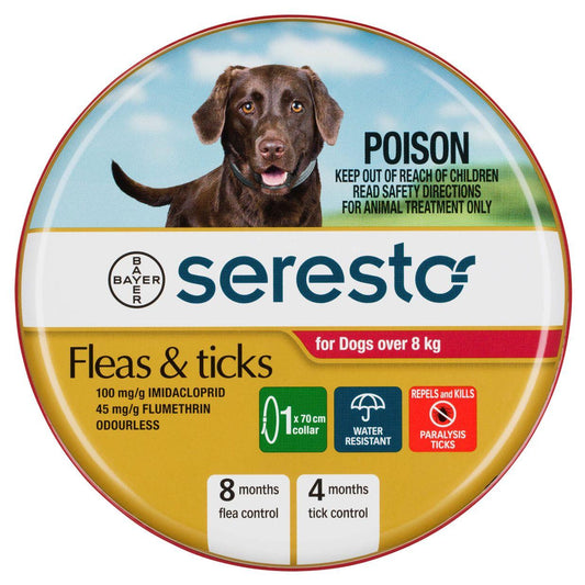 Seresto Tick & Flea Collar Large Dog >8kg
