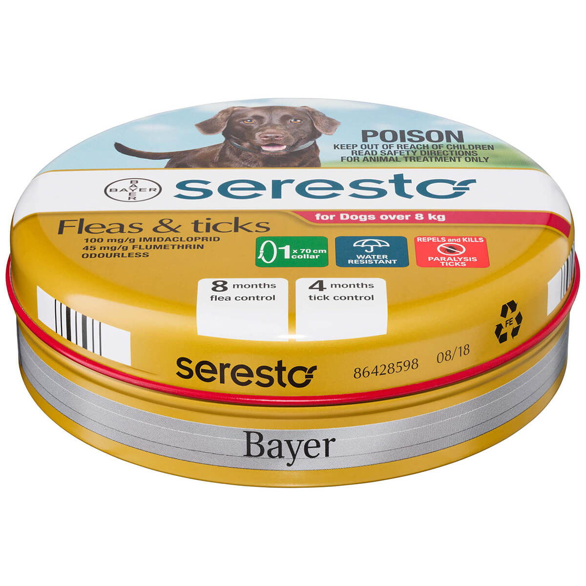 Seresto Tick & Flea Collar Large Dog >8kg