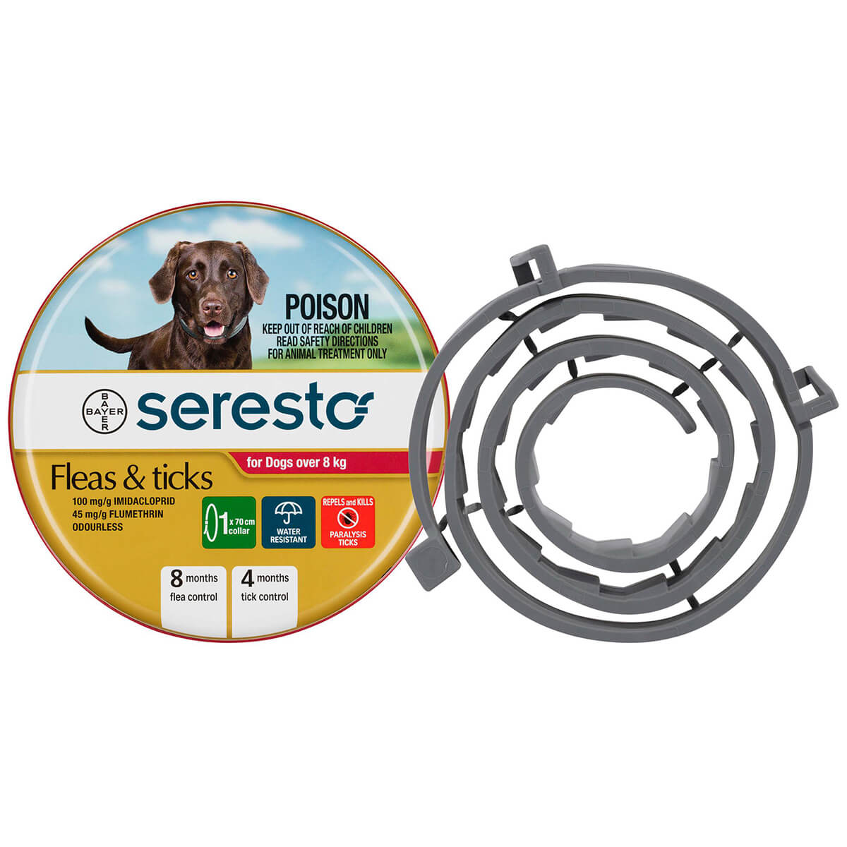 Seresto Tick & Flea Collar Large Dog >8kg