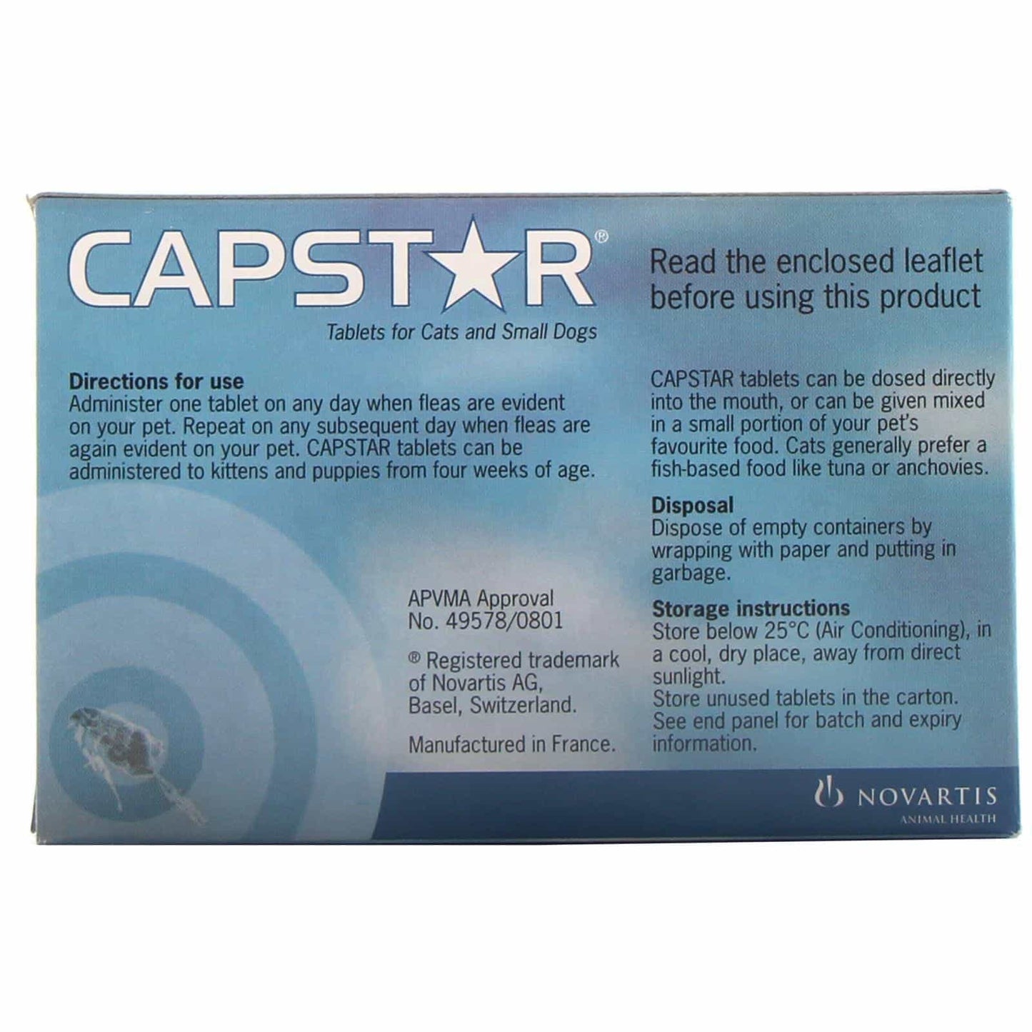 Capstar Flea Treatment <11kg Dog