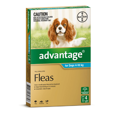 Advantage Flea Treatment 4-10kg Dog