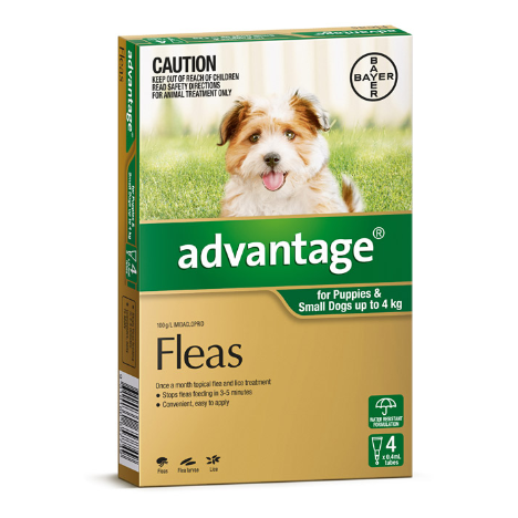 Advantage Flea Treatment <4kg Dog