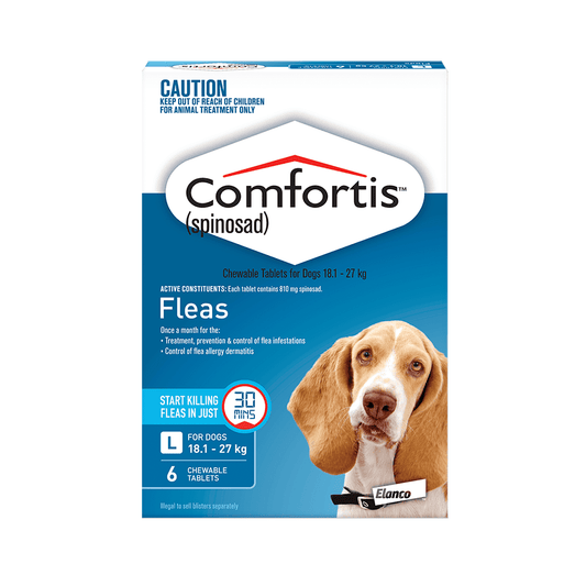 Comfortis Blue Flea Tablets 18.1-27kg Dog