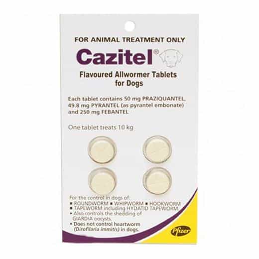 Cazitel Worming Tablets 10kg Dog