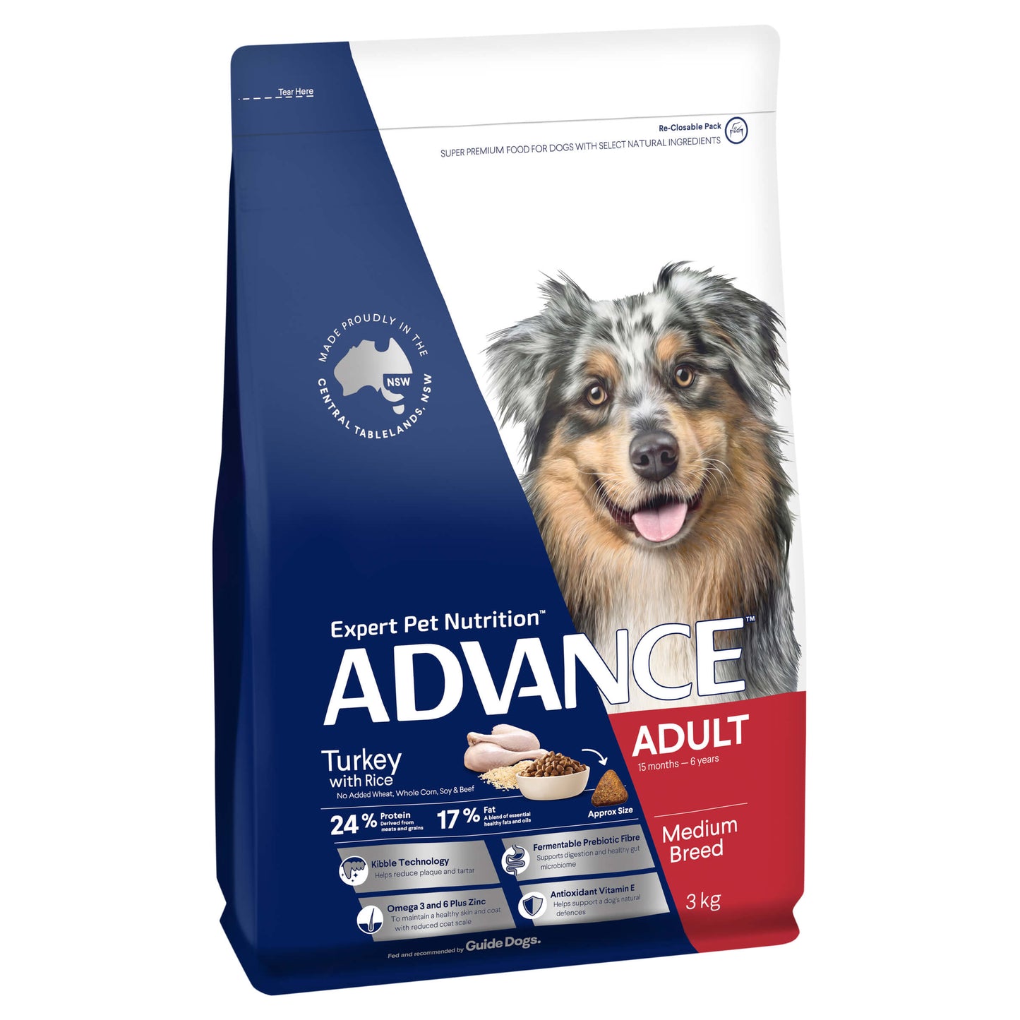 Advance Adult Turkey & Rice Dry Dog Food (122711000012) [default_color]