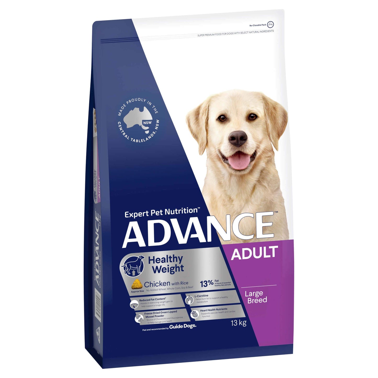 Advance Weight Control Large Breed Adult Chicken Dry Dog Food