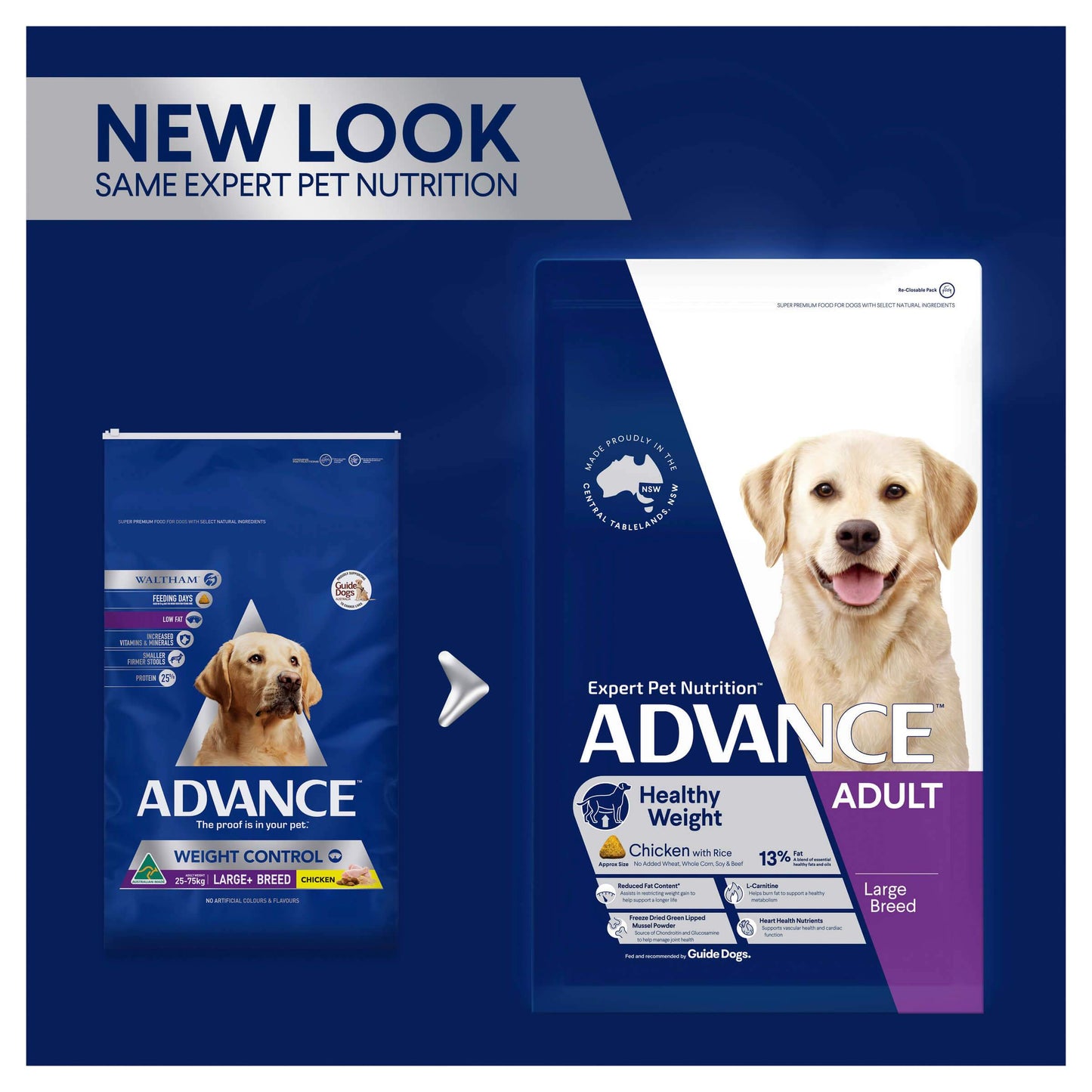 Advance Weight Control Large Breed Adult Chicken Dry Dog Food