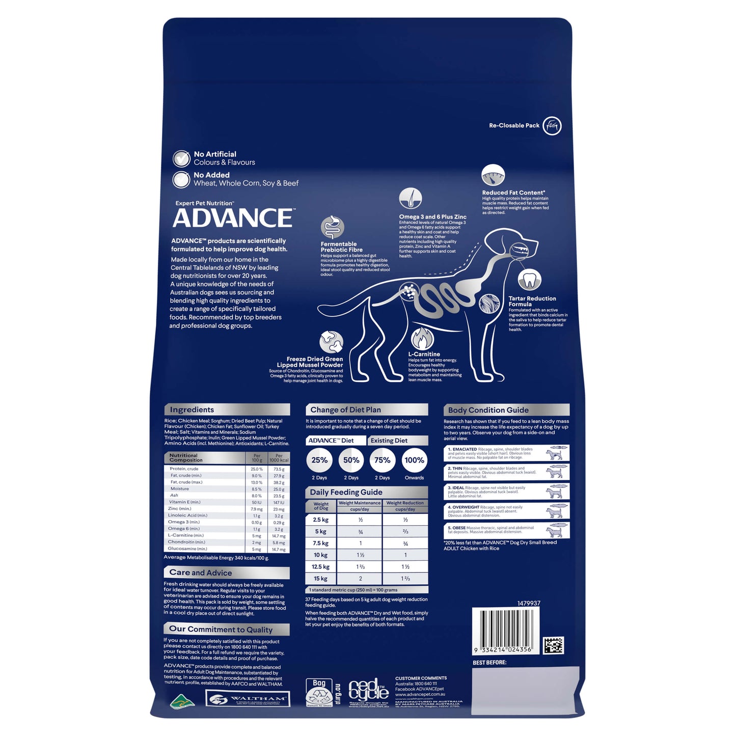 Advance Weight Control Toy & Small Breed Adult Chicken Dry Dog Food (122711000018) [default_color]